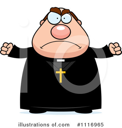 Royalty-Free (RF) Priest Clipart Illustration by Cory Thoman - Stock Sample #1116965