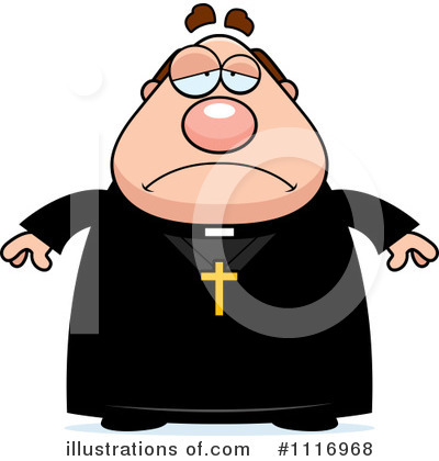 Royalty-Free (RF) Priest Clipart Illustration by Cory Thoman - Stock Sample #1116968