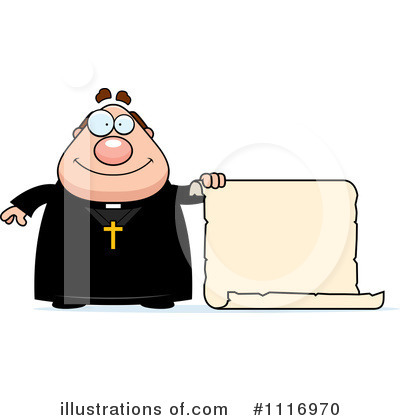 Royalty-Free (RF) Priest Clipart Illustration by Cory Thoman - Stock Sample #1116970
