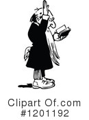 Priest Clipart #1201192 by Prawny Vintage