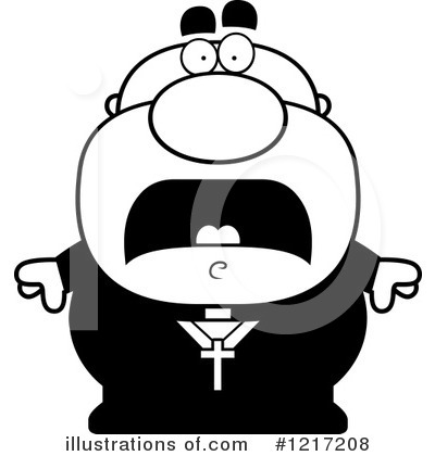 Royalty-Free (RF) Priest Clipart Illustration by Cory Thoman - Stock Sample #1217208