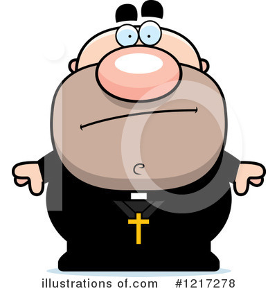 Royalty-Free (RF) Priest Clipart Illustration by Cory Thoman - Stock Sample #1217278