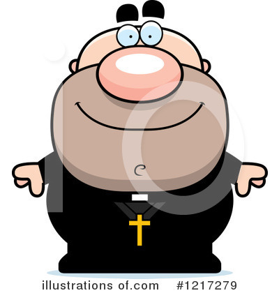 Royalty-Free (RF) Priest Clipart Illustration by Cory Thoman - Stock Sample #1217279