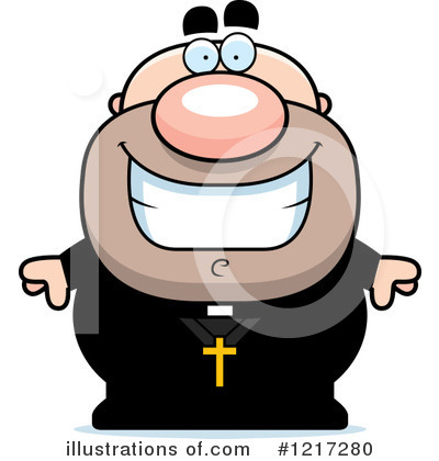 Royalty-Free (RF) Priest Clipart Illustration by Cory Thoman - Stock Sample #1217280