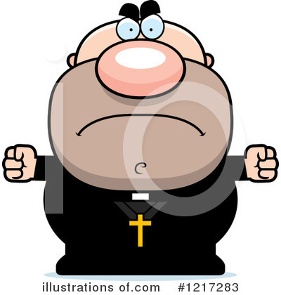 Royalty-Free (RF) Priest Clipart Illustration by Cory Thoman - Stock Sample #1217283