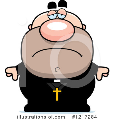 Royalty-Free (RF) Priest Clipart Illustration by Cory Thoman - Stock Sample #1217284