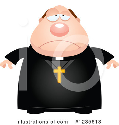 Royalty-Free (RF) Priest Clipart Illustration by Cory Thoman - Stock Sample #1235618