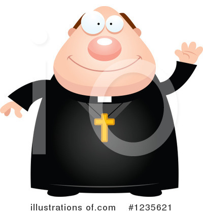 Royalty-Free (RF) Priest Clipart Illustration by Cory Thoman - Stock Sample #1235621