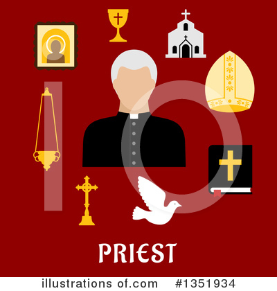 Pastor Clipart #1351934 by Vector Tradition SM