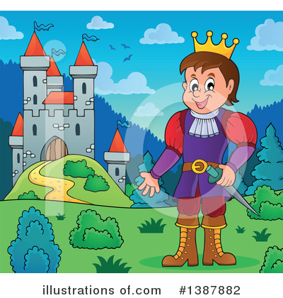 Royalty-Free (RF) Prince Clipart Illustration by visekart - Stock Sample #1387882