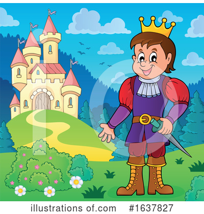 Royalty-Free (RF) Prince Clipart Illustration by visekart - Stock Sample #1637827