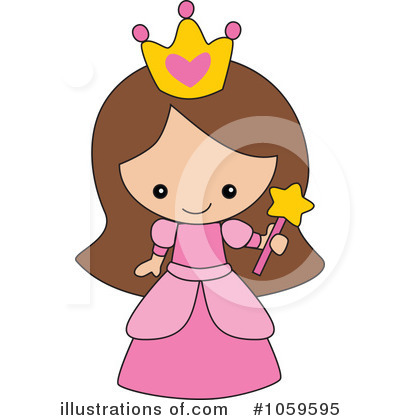 Royalty-Free (RF) Princess Clipart Illustration by peachidesigns - Stock Sample #1059595