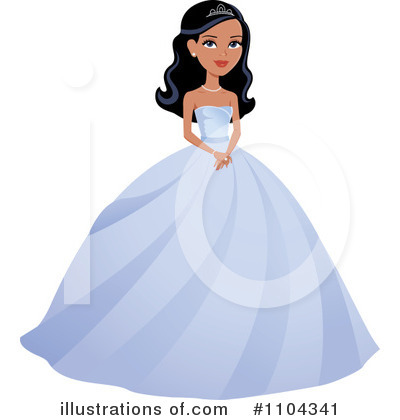 Prom Dress Clipart #1104341 by Monica