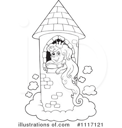 Royalty-Free (RF) Princess Clipart Illustration by visekart - Stock Sample #1117121