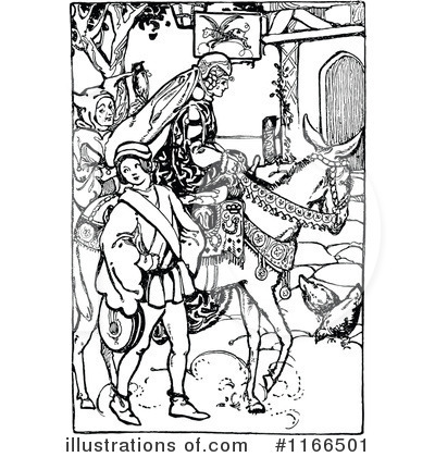 Royalty-Free (RF) Princess Clipart Illustration by Prawny Vintage - Stock Sample #1166501