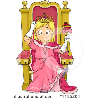 Royalty-Free (RF) Princess Clipart Illustration by BNP Design Studio - Stock Sample #1195204