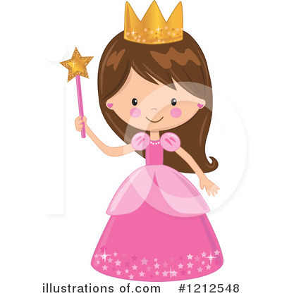 Royalty-Free (RF) Princess Clipart Illustration by peachidesigns - Stock Sample #1212548