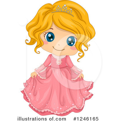 Royalty-Free (RF) Princess Clipart Illustration by BNP Design Studio - Stock Sample #1246165