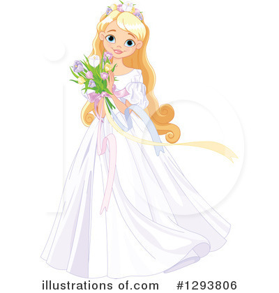 Royalty-Free (RF) Princess Clipart Illustration by Pushkin - Stock Sample #1293806