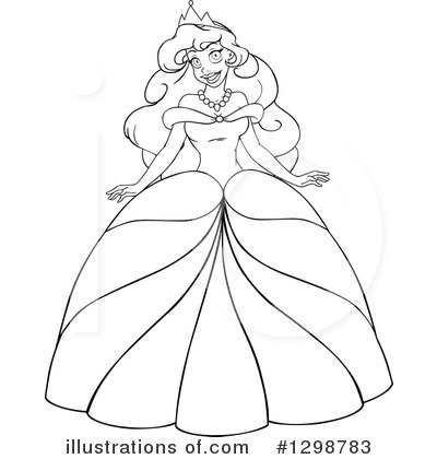 Royalty-Free (RF) Princess Clipart Illustration by Liron Peer - Stock Sample #1298783