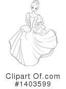 Princess Clipart #1403599 by Pushkin