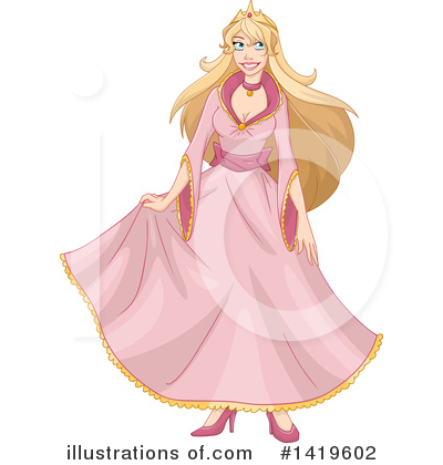 Royalty-Free (RF) Princess Clipart Illustration by Liron Peer - Stock Sample #1419602