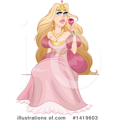 Royalty-Free (RF) Princess Clipart Illustration by Liron Peer - Stock Sample #1419603