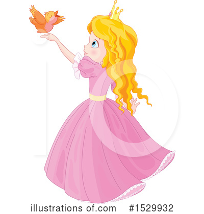 Royalty-Free (RF) Princess Clipart Illustration by Pushkin - Stock Sample #1529932
