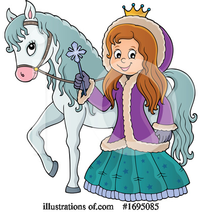 Royalty-Free (RF) Princess Clipart Illustration by visekart - Stock Sample #1695085