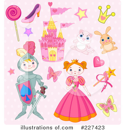 Royalty-Free (RF) Princess Clipart Illustration by Pushkin - Stock Sample #227423