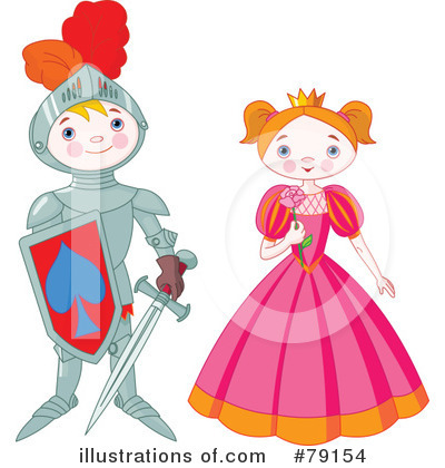 Royalty-Free (RF) Princess Clipart Illustration by Pushkin - Stock Sample #79154