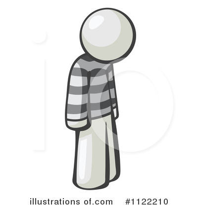 Royalty-Free (RF) Prisoner Clipart Illustration by Leo Blanchette - Stock Sample #1122210