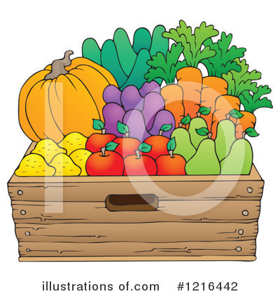 Royalty-Free (RF) Produce Clipart Illustration by visekart - Stock Sample #1216442