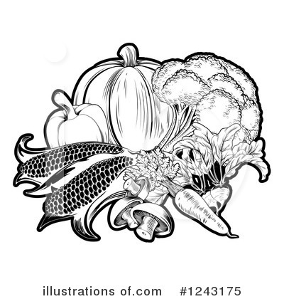 Royalty-Free (RF) Produce Clipart Illustration by AtStockIllustration - Stock Sample #1243175