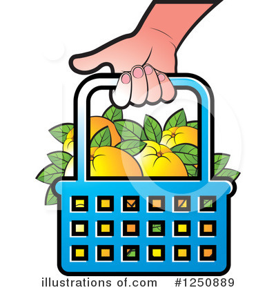 Shopping Basket Clipart #1250889 by Lal Perera