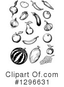 Produce Clipart #1296631 by Vector Tradition SM