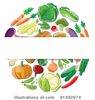 Zucchini Clipart #1432974 by Vector Tradition SM