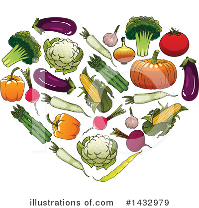 Royalty-Free (RF) Produce Clipart Illustration by Vector Tradition SM - Stock Sample #1432979