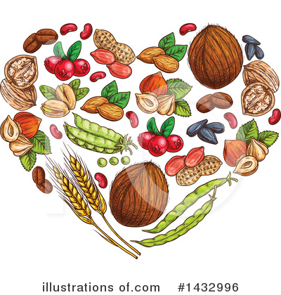 Walnut Clipart #1432996 by Vector Tradition SM