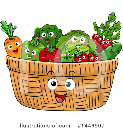 Lettuce Clipart #1446507 by BNP Design Studio