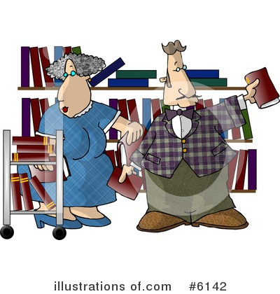 Librarian Clipart #6142 by djart