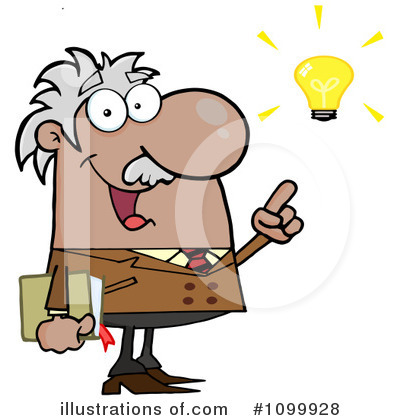Royalty-Free (RF) Professor Clipart Illustration by Hit Toon - Stock Sample #1099928