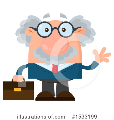Caucasian Businessman Clipart #1533199 by Hit Toon