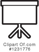 Projector Screen Clipart #1231776 by Lal Perera