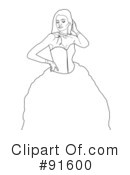 Prom Dress Clipart #91600 by Arena Creative