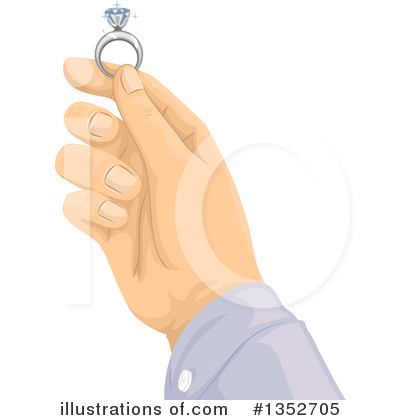 Diamond Ring Clipart #1352705 by BNP Design Studio