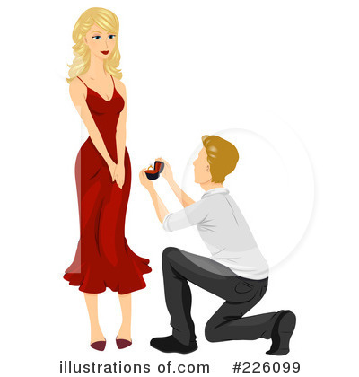 Marriage Proposal Clipart #226099 by BNP Design Studio