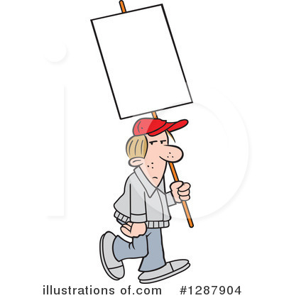 Royalty-Free (RF) Protest Clipart Illustration by Johnny Sajem - Stock Sample #1287904