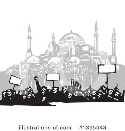 Royalty-Free (RF) Protest Clipart Illustration by xunantunich - Stock Sample #1395043