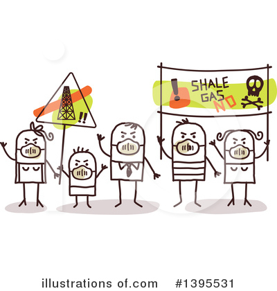 Royalty-Free (RF) Protest Clipart Illustration by NL shop - Stock Sample #1395531